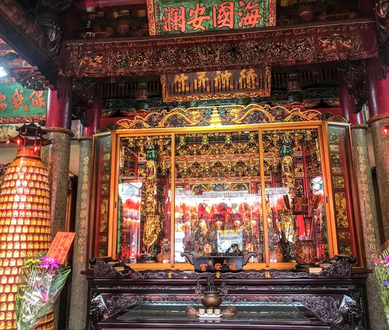 福安宮主祀天上聖母。照片拍攝者：方文樹／拍攝日期：2022/3/16