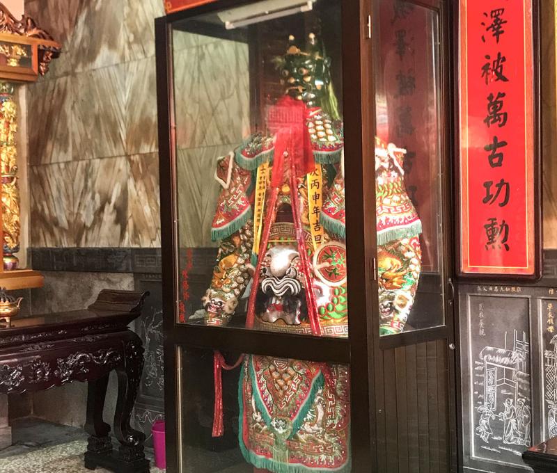 福安宮柳將軍。照片拍攝者：方文樹／拍攝日期：2022/3/16