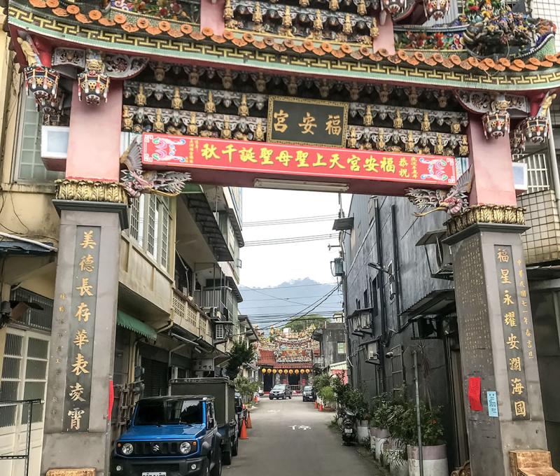 福安宮山門。照片拍攝者：方文樹／拍攝日期：2022/3/16