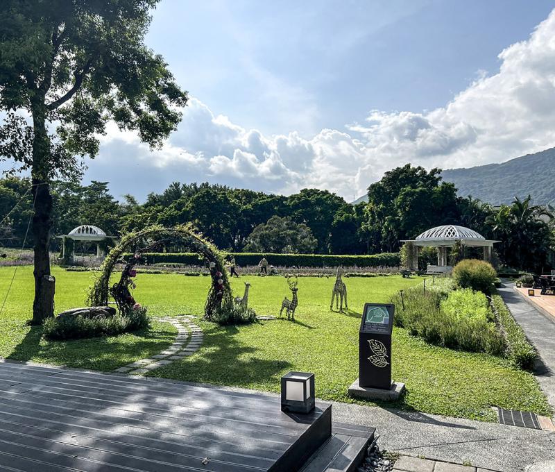 秧悅美地度假飯店內的花園 照片提供者：郭俊麟 / 拍攝日期：2024/09/23