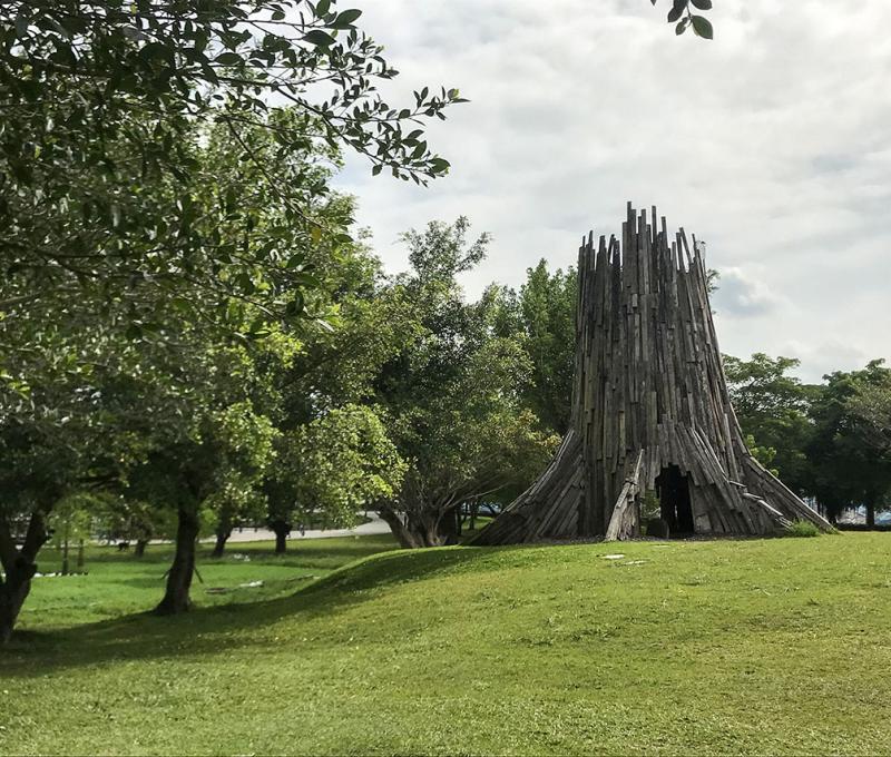 生態公園內綠意盎然。照片拍攝者：方文樹／拍攝日期：2022/04/13