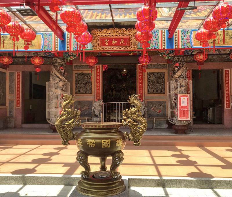 永和宮正面照。照片拍攝者：方文樹／拍攝日期：2022/04/13