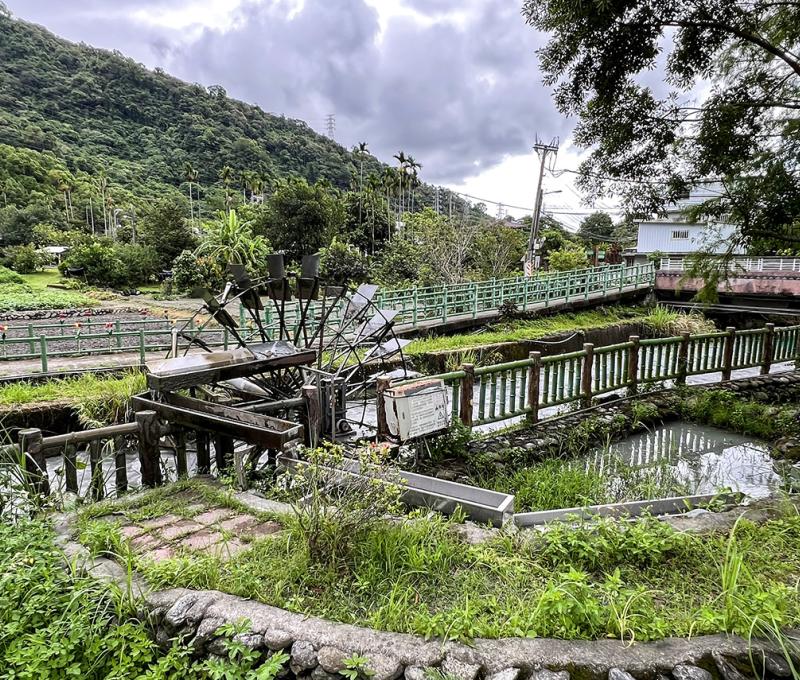 五十甲公園中的水車 照片提供者：郭俊麟 / 拍攝日期：2024/09/23