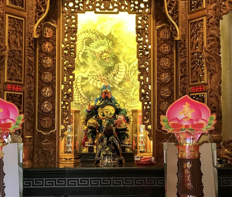 關聖帝君(新廟)。照片拍攝者：方文樹／拍攝日期：2022/04/13