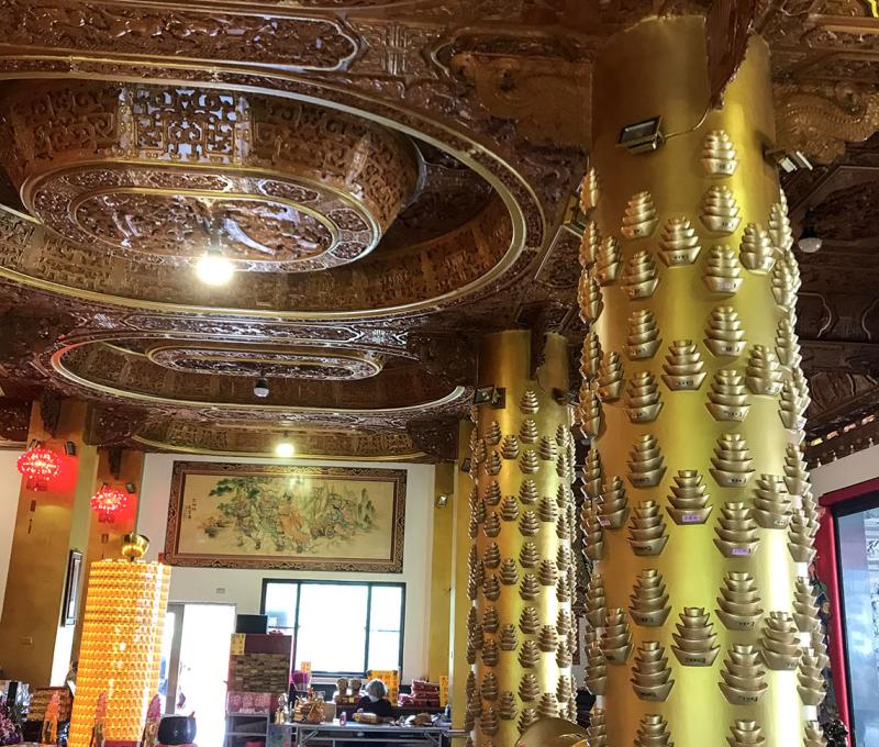 報恩宮新廟美輪美奐。照片拍攝者：方文樹 / 拍攝日期：2022/04/13