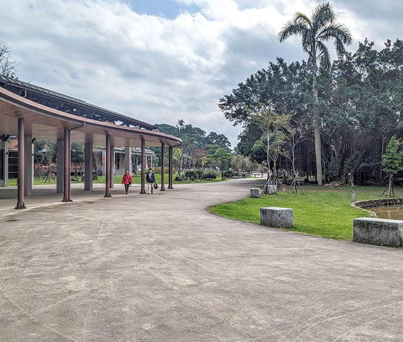 中山溫泉公園。照片拍攝者：林韋伶 / 拍攝日期：2024/1/2