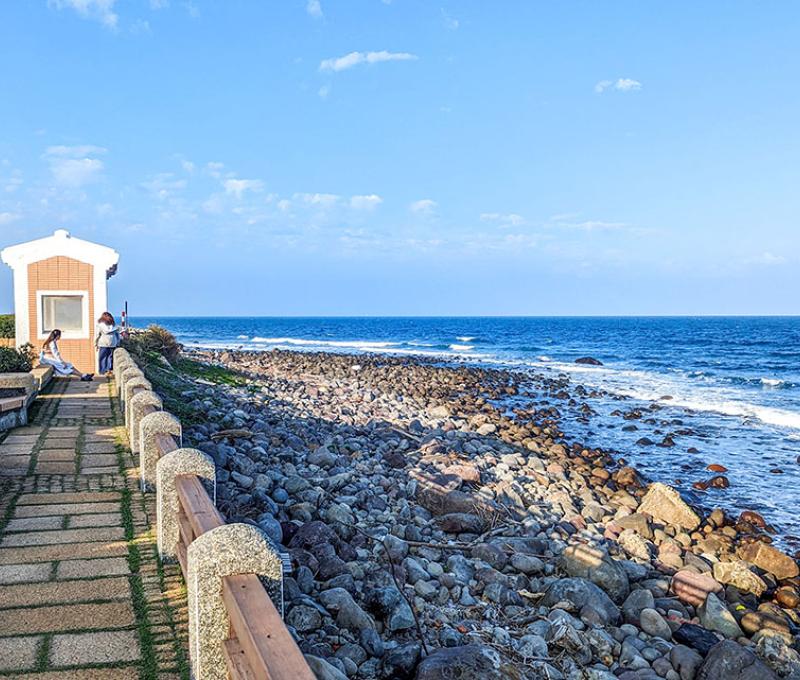 跳石海岸。照片拍攝者：林韋伶 / 拍攝日期：2024/1/2