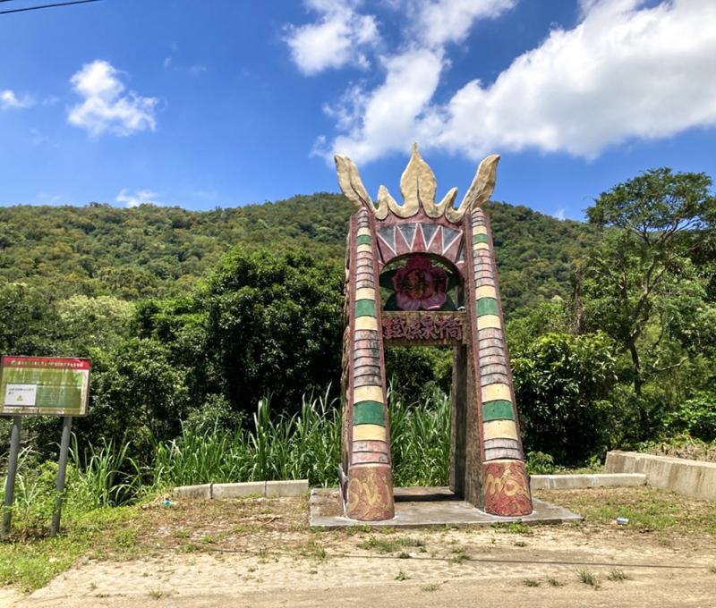 牡丹村聚落鐵線橋意象 照片拍攝者：屏東縣牡丹村民葉奕嫻 / 拍攝日期：2022/04/27