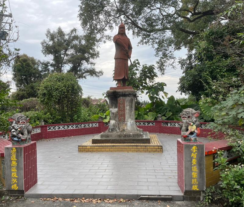 民眾為李勇將軍建立雕像，紀念他的英勇事蹟
照片拍攝者：黎沚盈 / 拍攝日期：2023/12/30