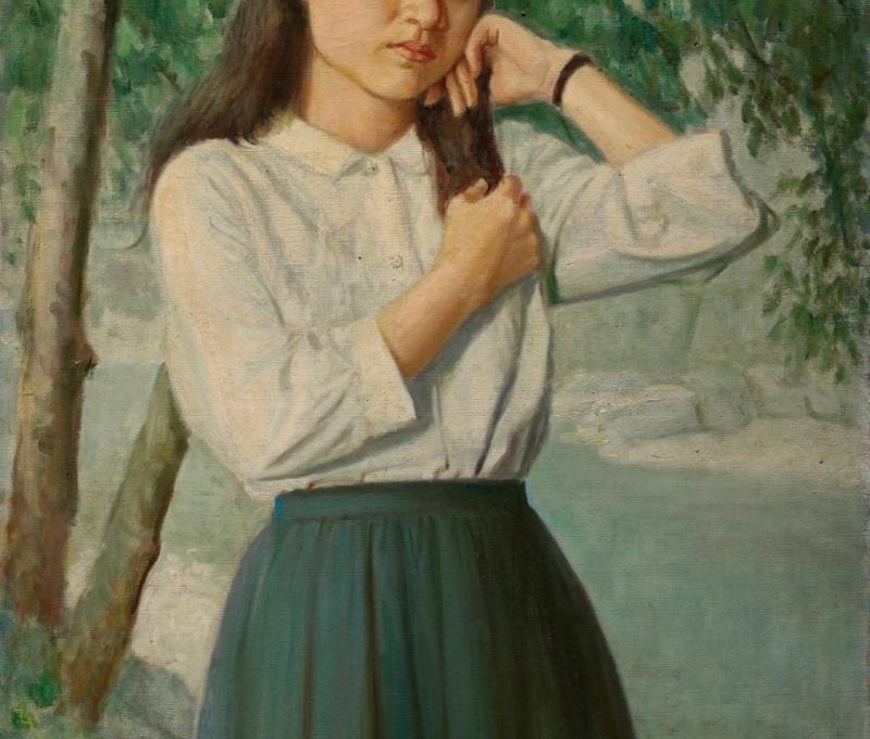 其他當時李梅樹參考所拍照片繪製的作品。/提供者:李梅樹紀念館 其他當時李梅樹參考所拍照片繪製的作品。/提供者:李梅樹紀念館