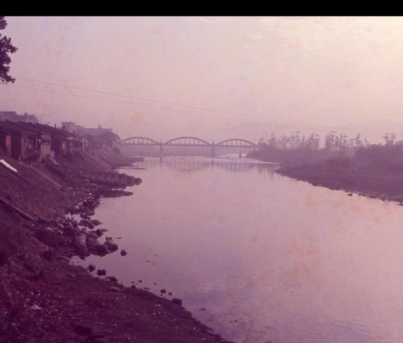 遠眺三峽橋之老照片。/提供者:李梅樹紀念館 遠眺三峽橋之老照片。/提供者:李梅樹紀念館