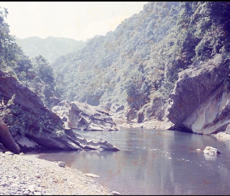 《三峽春色》參考照片(位於今大豹溪)/提供者:李梅樹紀念館 《三峽春色》參考照片(位於今大豹溪)/提供者:李梅樹紀念館