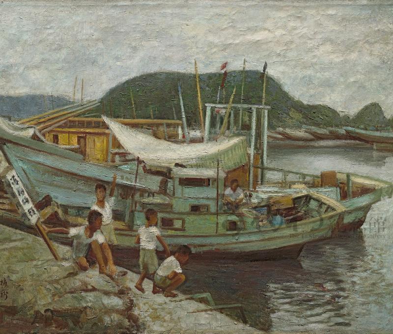 《蘇澳漁港》/提供者:李梅樹紀念館 《蘇澳漁港》/提供者:李梅樹紀念館