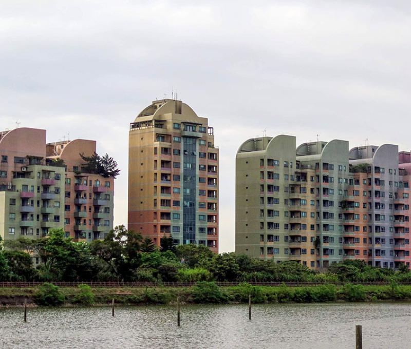   	社區全景。照片拍攝者：林炯任／拍攝日期：2021/4/24