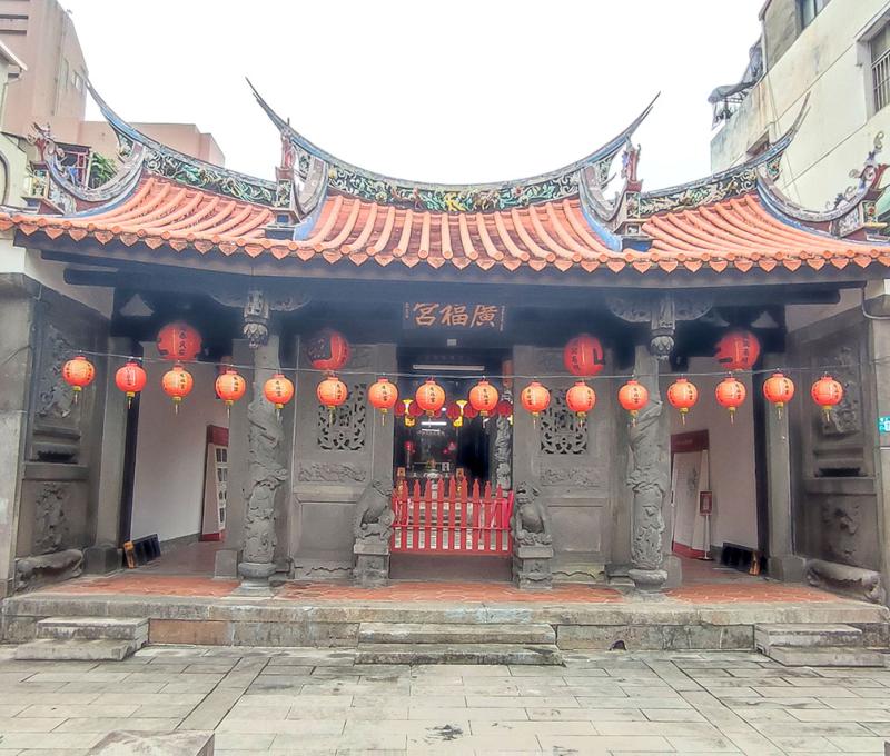 廣福宮正面圖。照片拍攝者：海山文史團隊