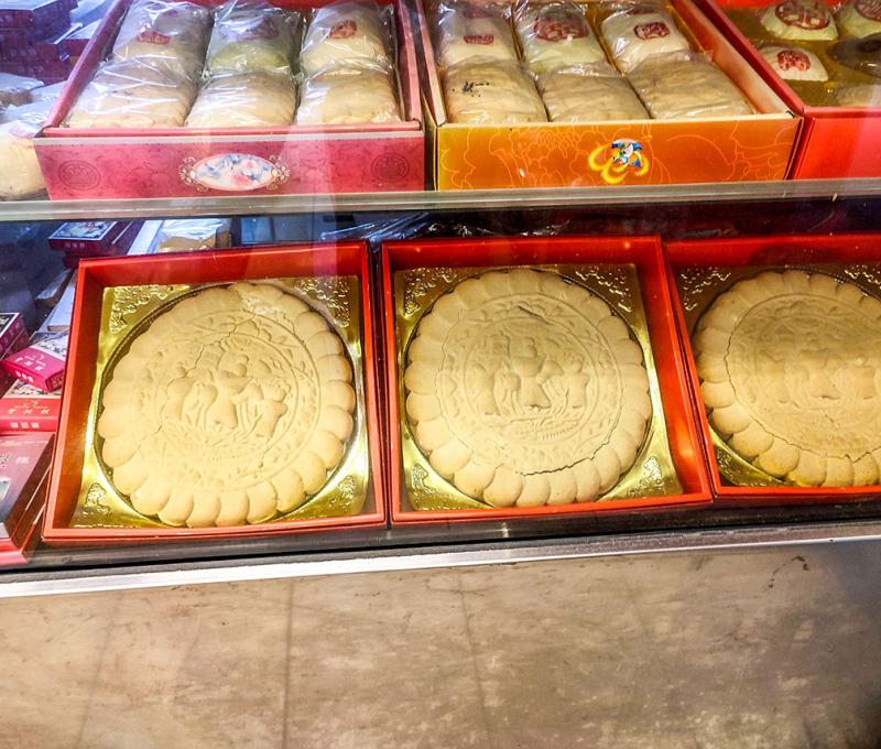 還有做得非常大的漢餅。照片拍攝者：海山文史團隊