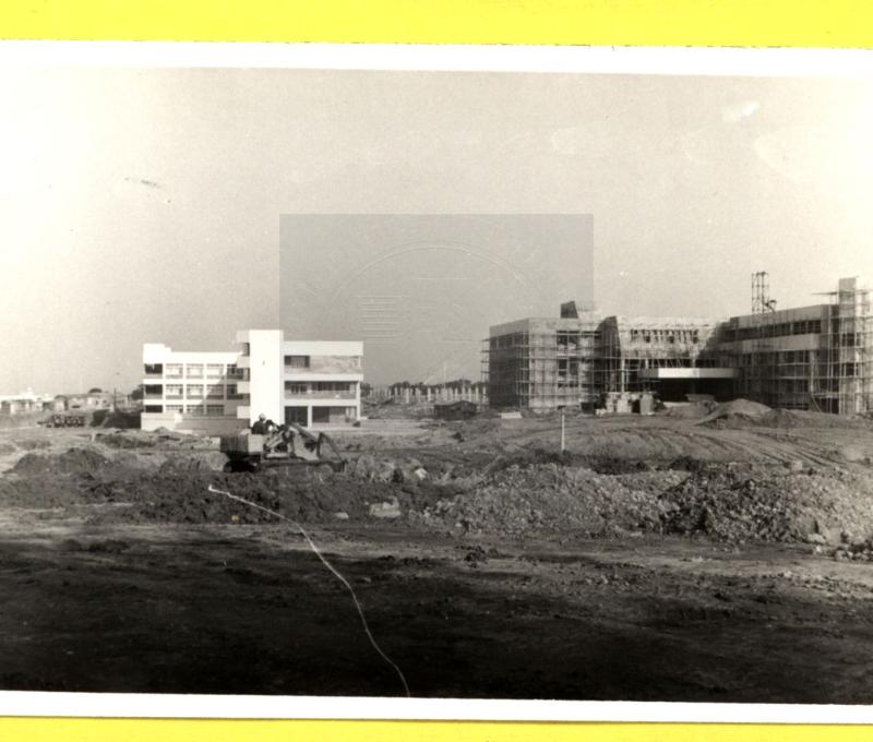 26興建中的交通大學光復校區(約1979)/提供者：陽明交大發展館