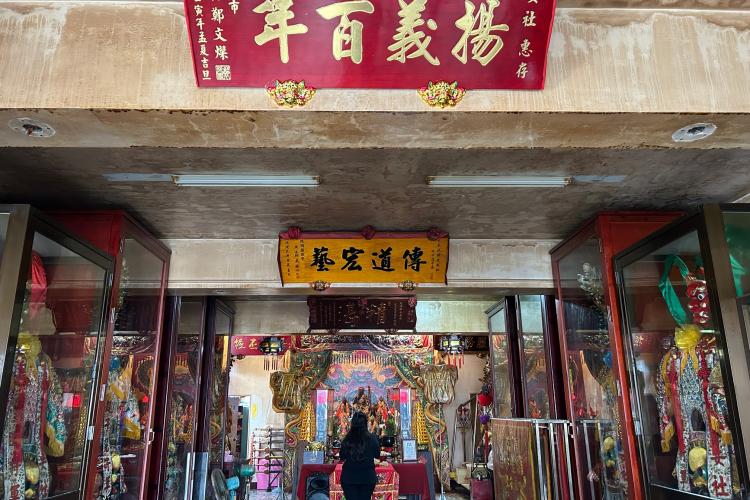 社館神壇與將軍（照片拍攝者：王信喜／拍照日期：2025/5/27）